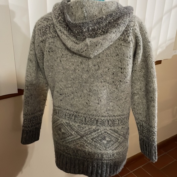 Irish Crafts 100% wool zip up sweater size medium - Picture 3 of 4